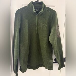Men’s Eddie Bauer Forest Green Pullover Size XL
